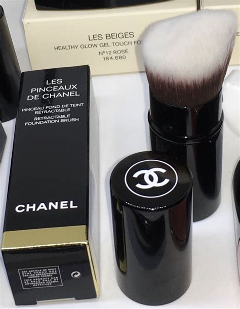 chanel lip brush|chanel retractable blush brush.